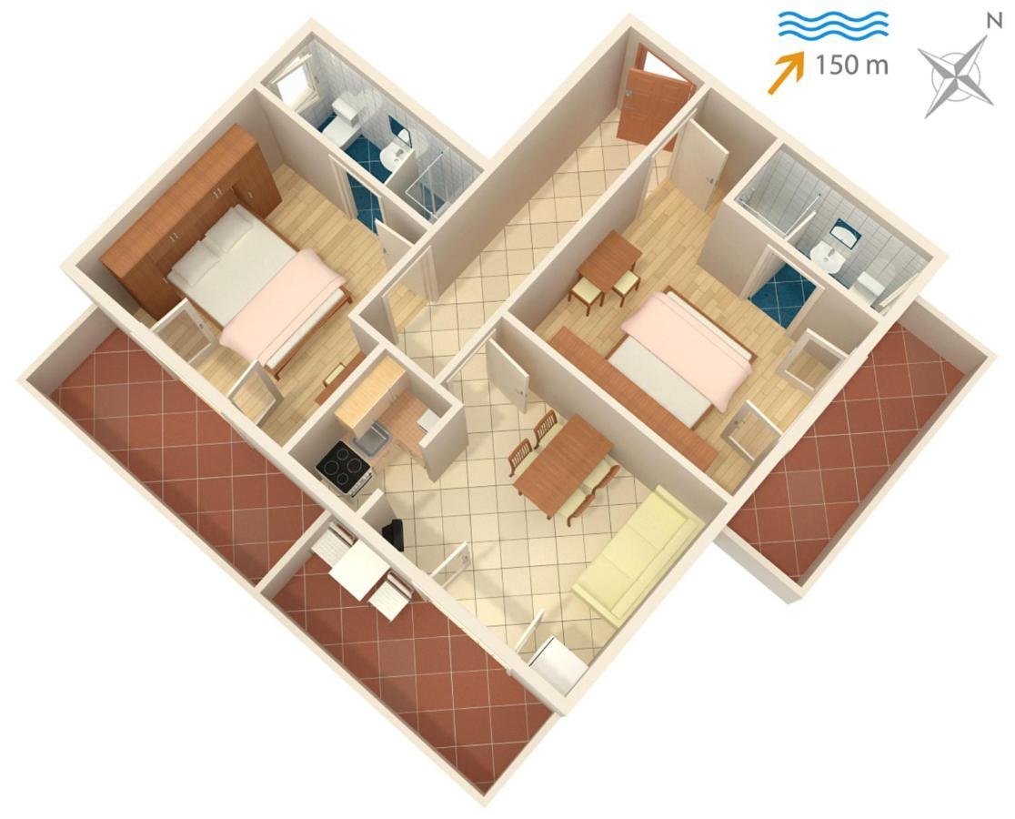 Apartments By The Sea Supetarska Draga - Donja, Rab - 4954 Exterior foto